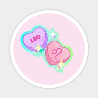 Leo sweethearts Magnet